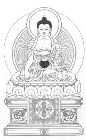 Medytujcy Budda Siakjamuni